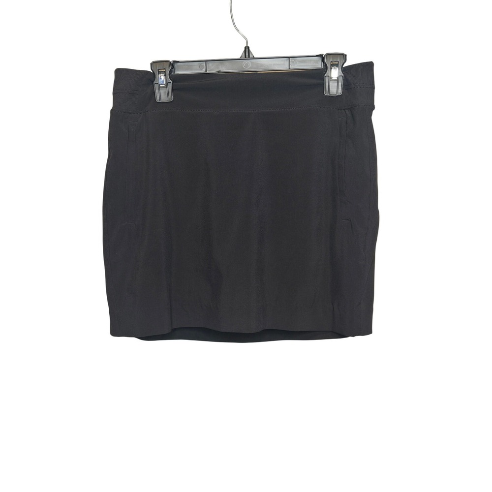 Athleta‎ Brooklyn Skort Womens 10 Black Activewear Pocket Gorpcore Tennis Travel